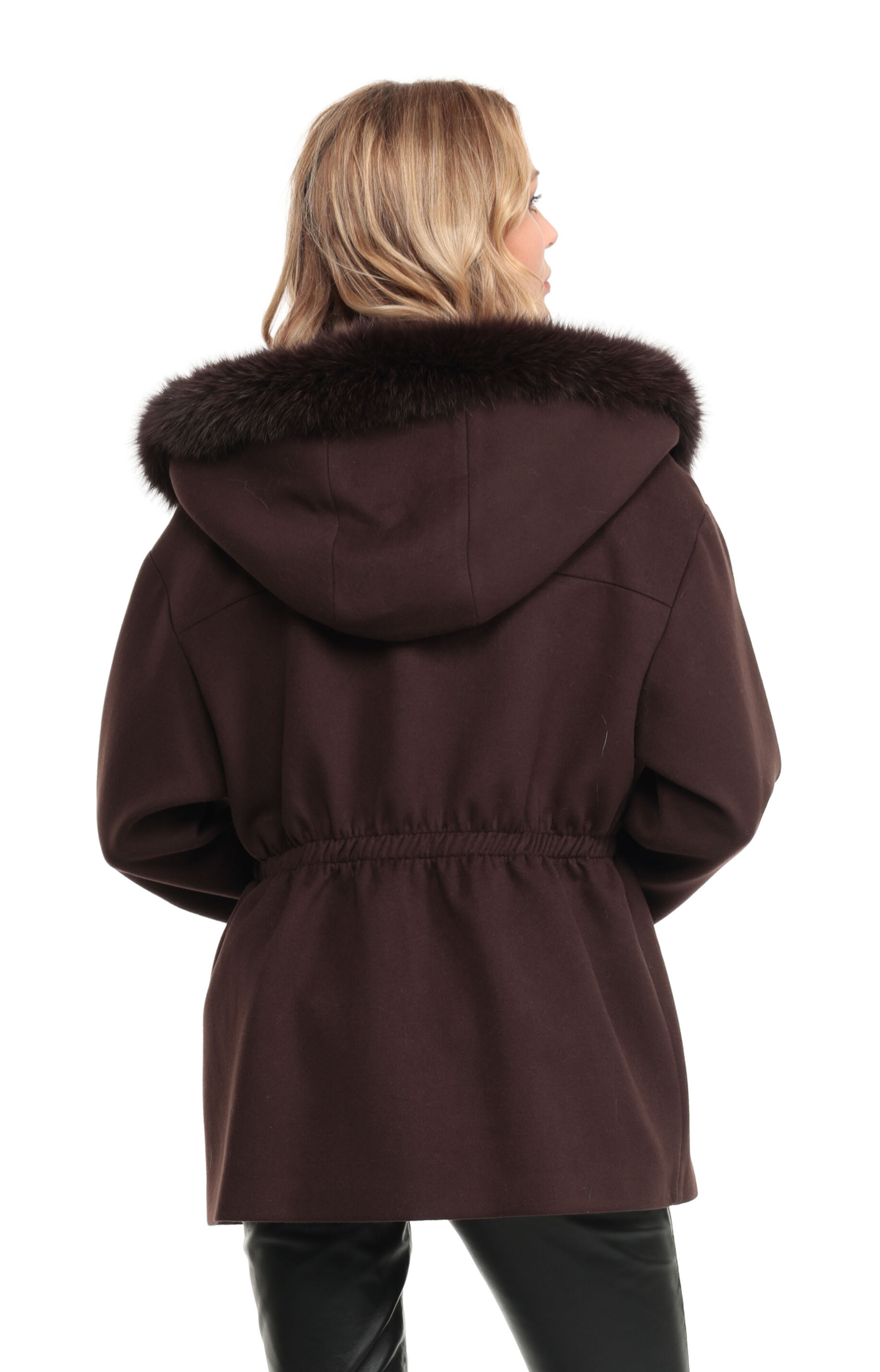 Vêtement en cuir Vestes cuir marron