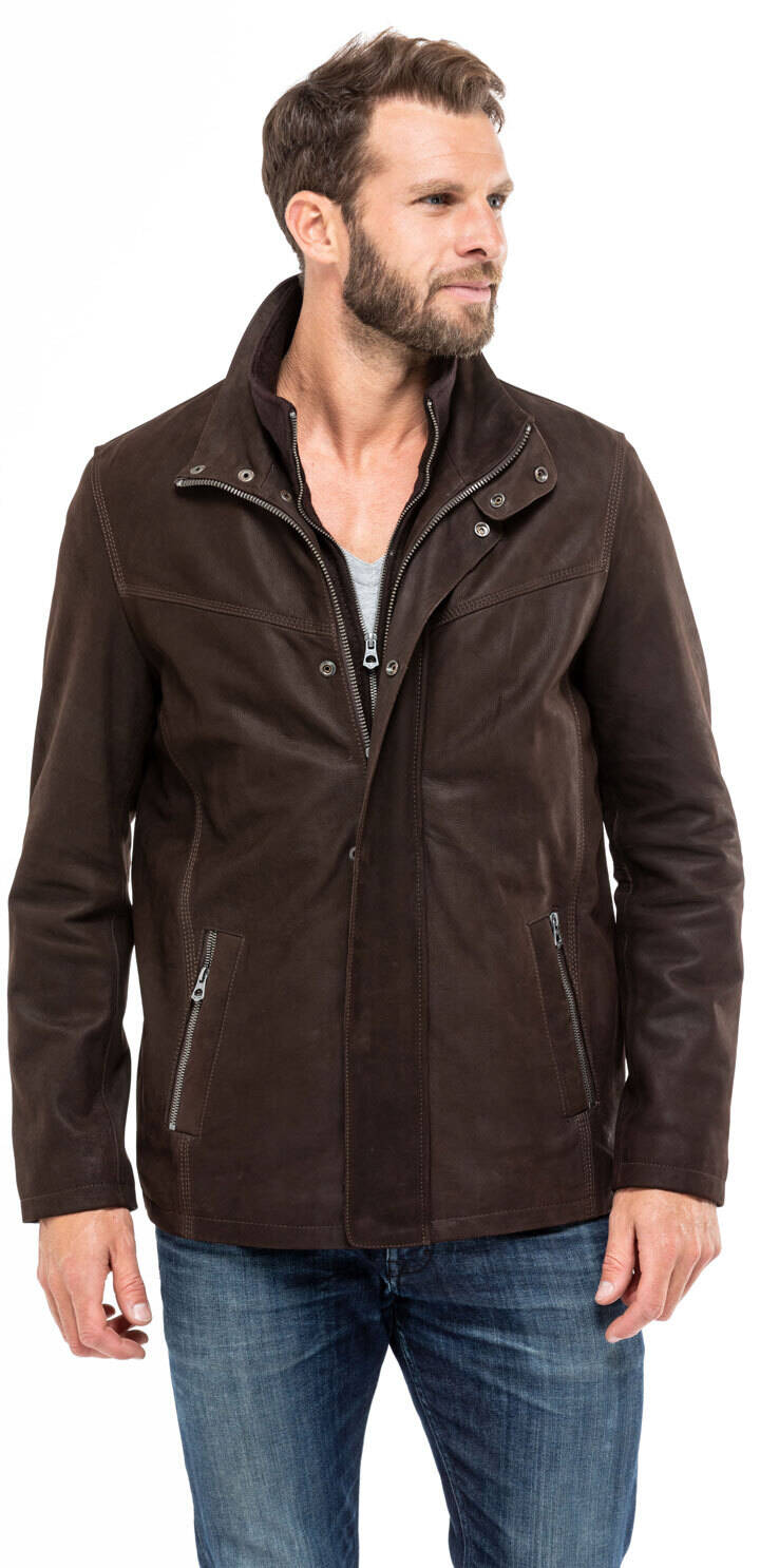 Cuir veste sale