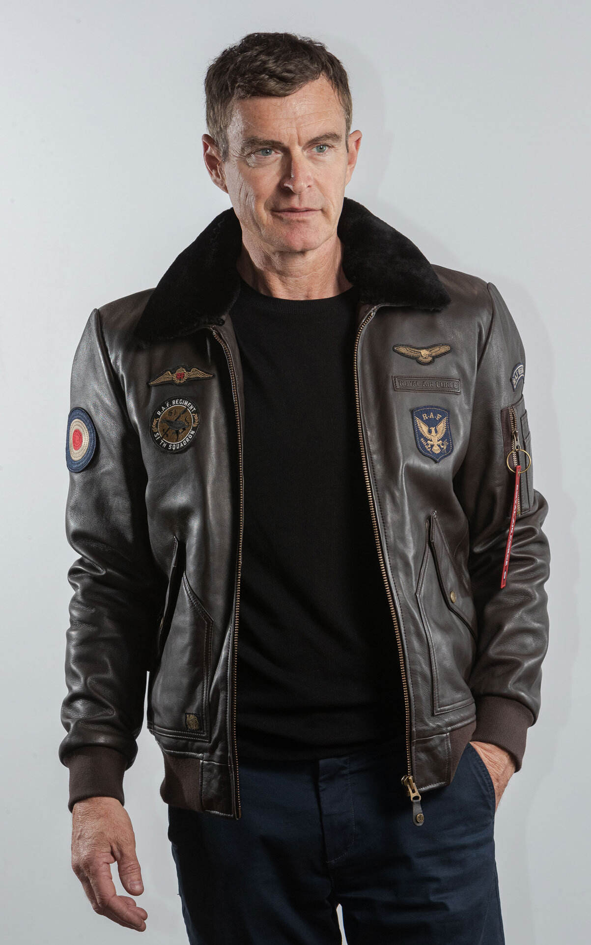 Vêtement en cuir Blousons cuir marron