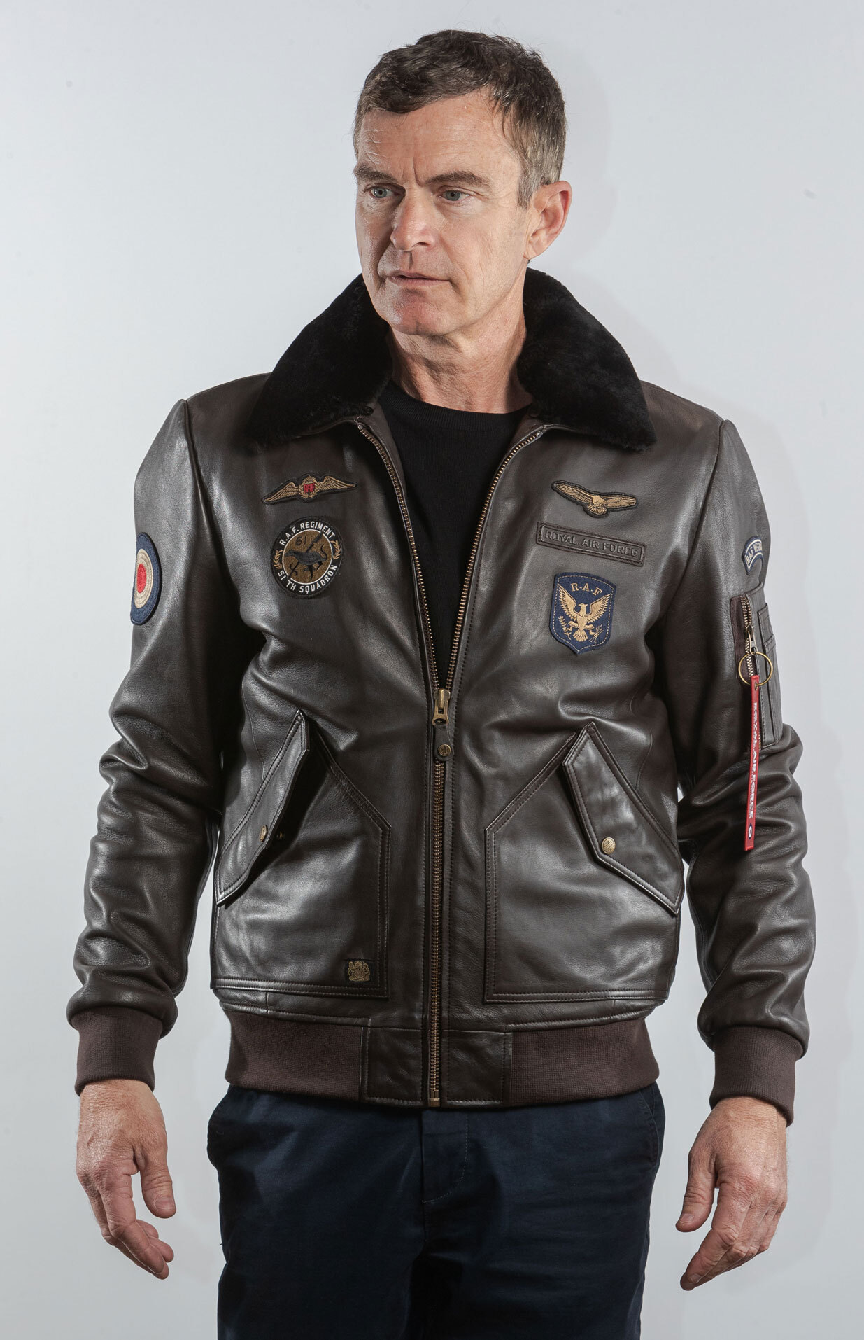 Vêtement en cuir Blousons cuir marron