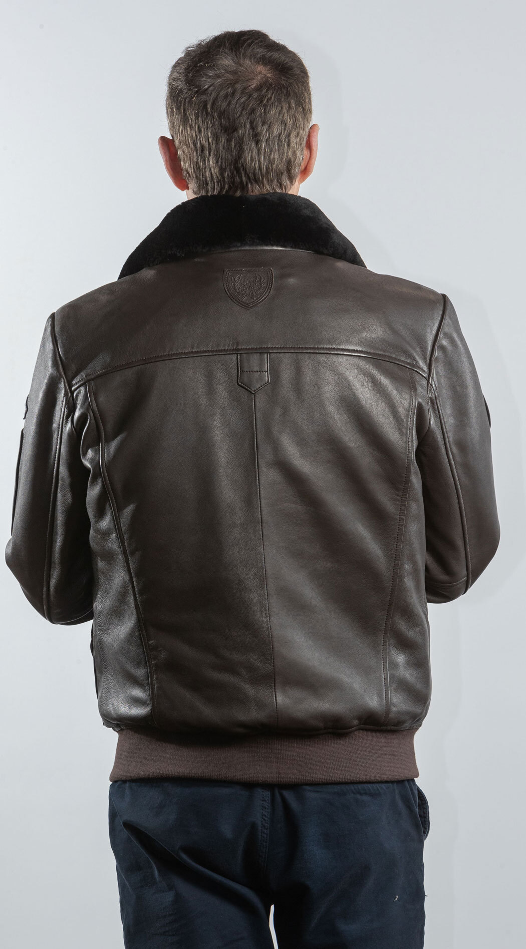 Vêtement en cuir Blousons cuir marron