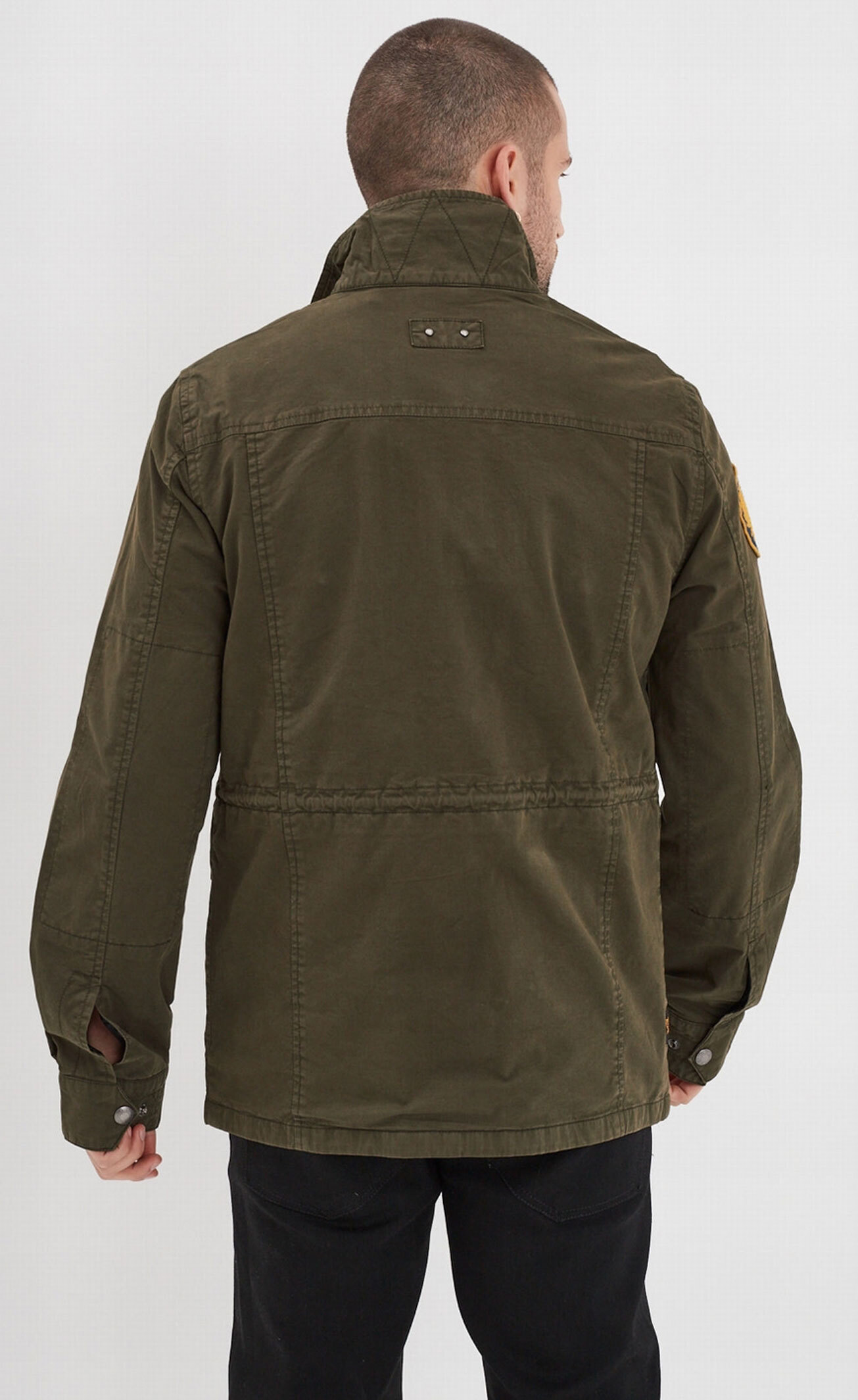 Vêtement en cuir Veste, parka & doudoune textile vert