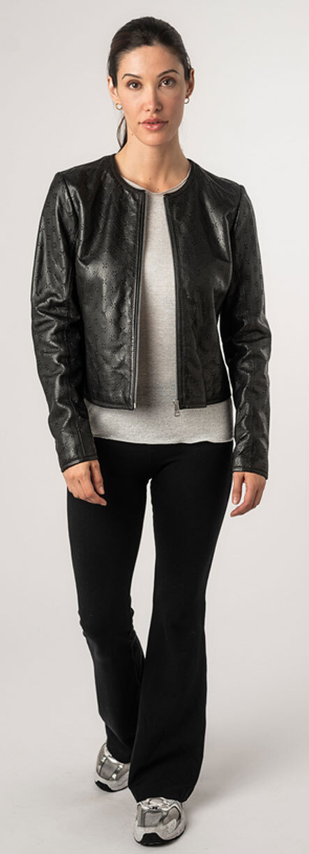 Vêtement en cuir Blousons cuir noir