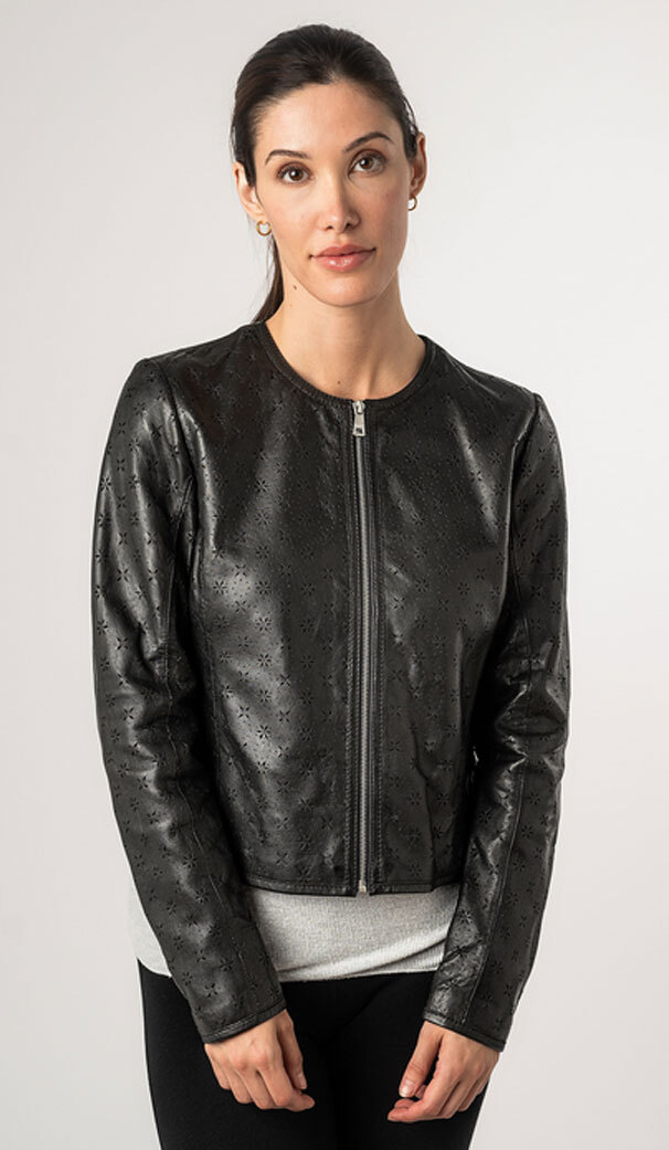 Vêtement en cuir Blousons cuir noir