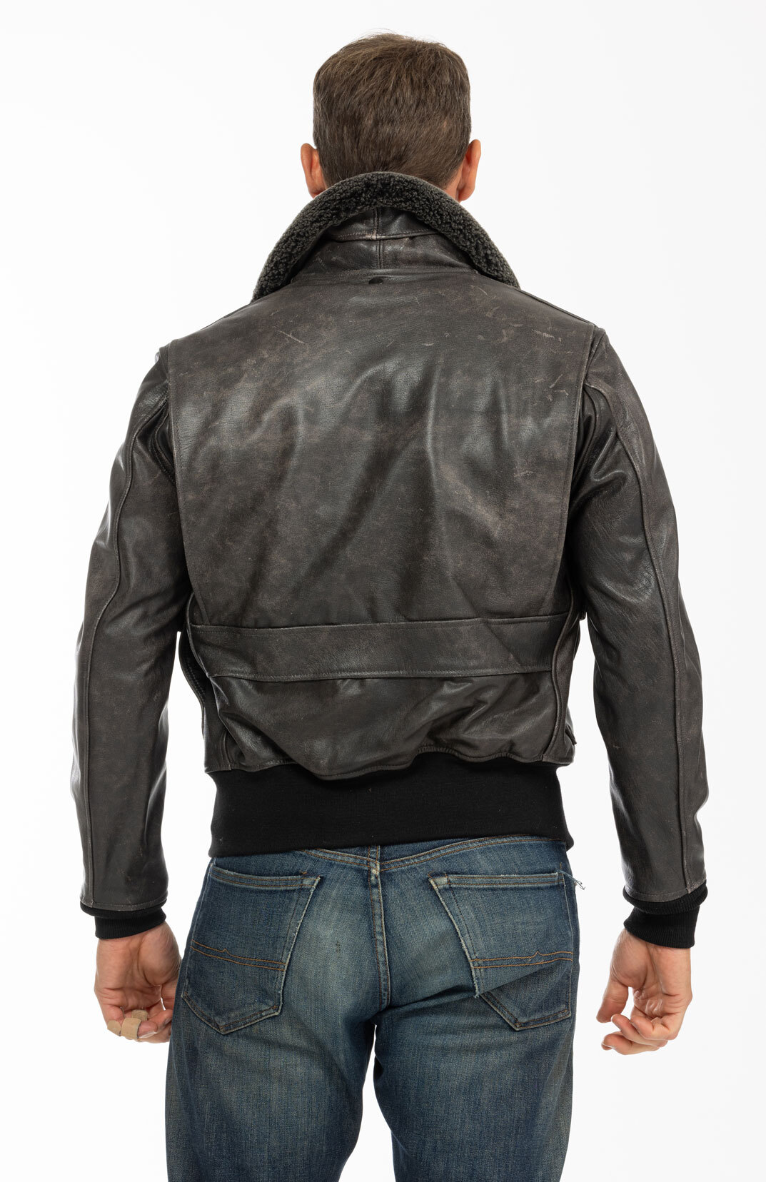 Vêtement en cuir Blousons cuir noir