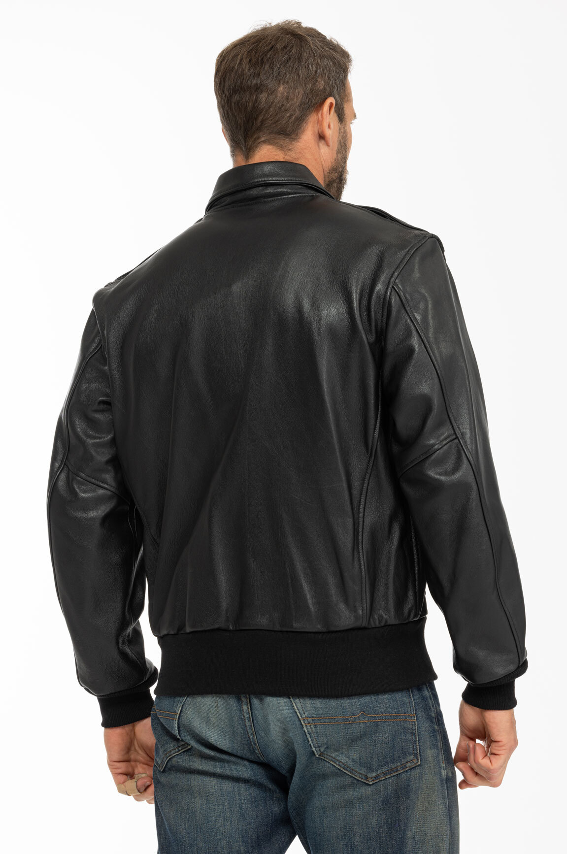 Vêtement en cuir Blousons cuir noir