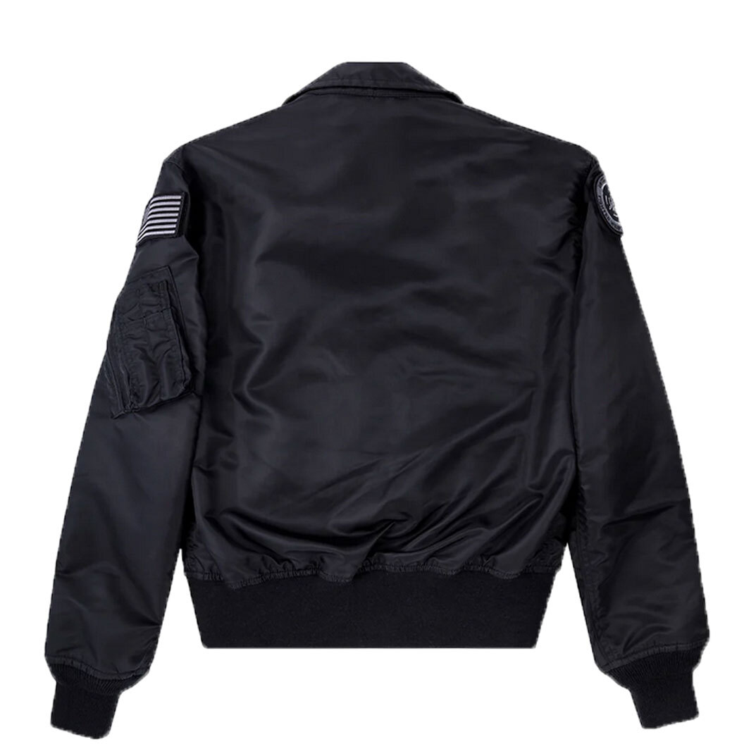 Vêtement en cuir Blousons textile noir