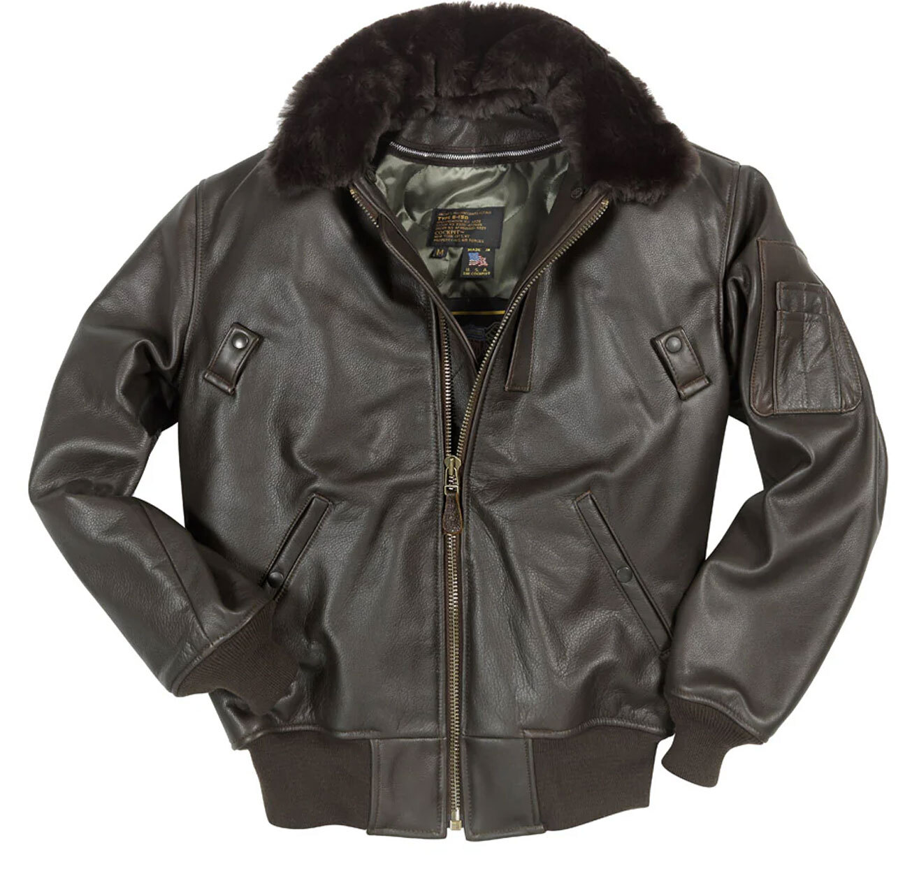 Vêtement en cuir Blousons cuir marron